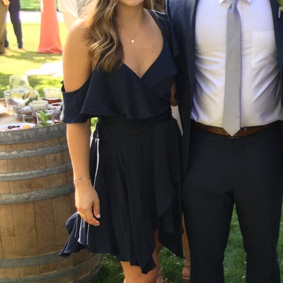 Zimmermann Wrap Silk Mini Dress Size 2 - Picture 6 of 6